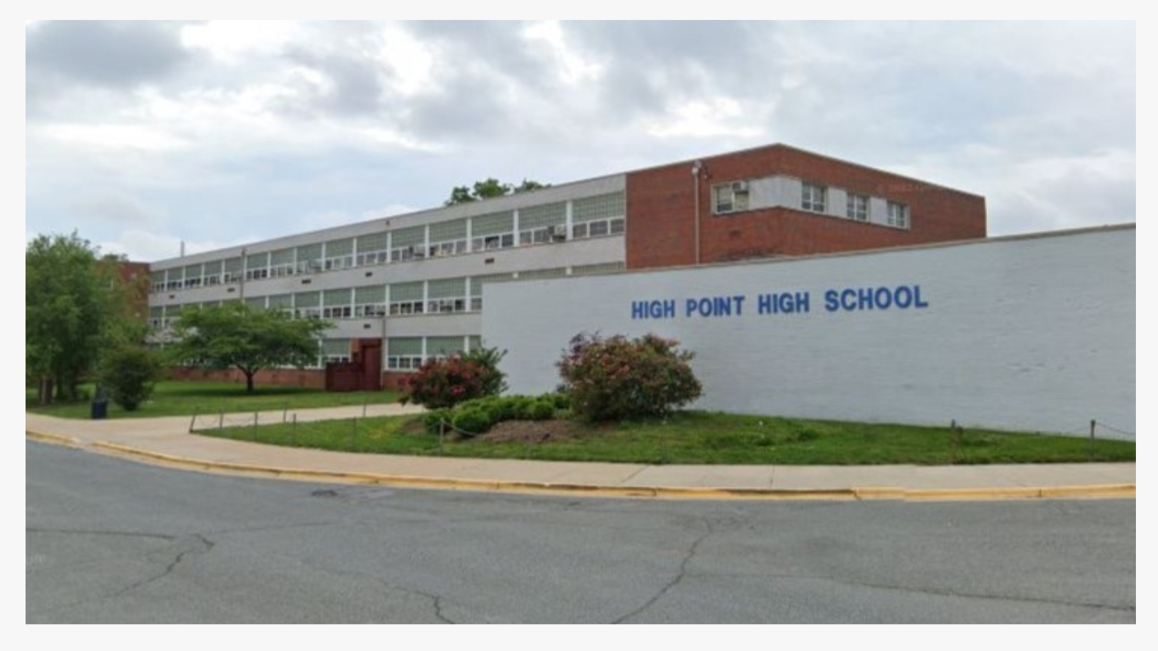High Point High School building