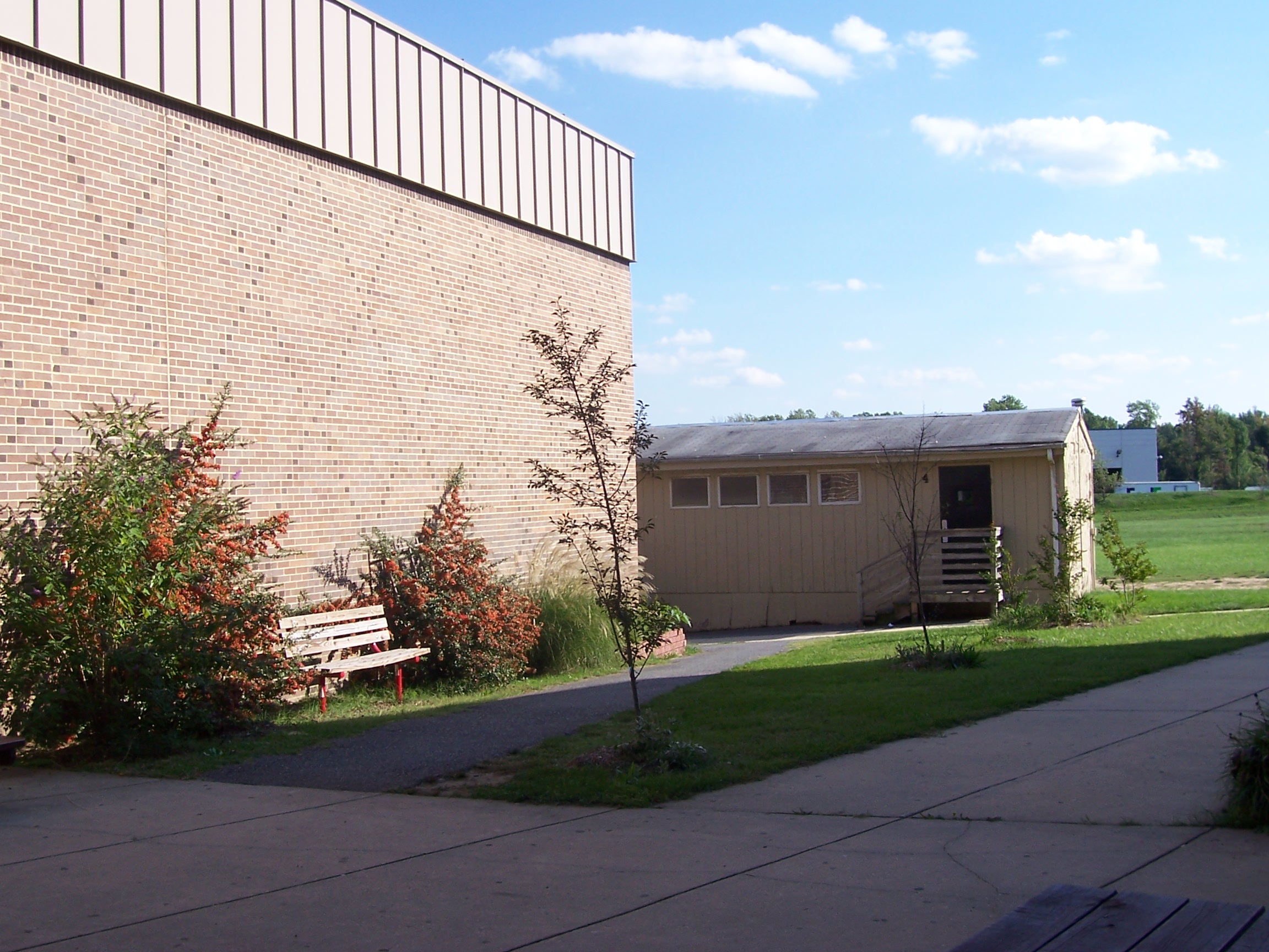 MLK School courtyard